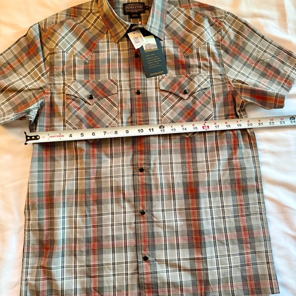 Pendleton Multicolor Plaid Button Down Shirt NWT - image 4